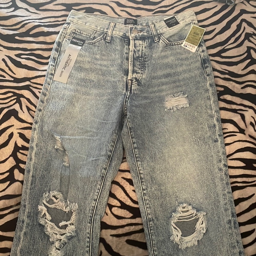 High rise jeans